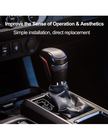 Perilla de Cambio Automático Qnbes PTR57-35170 para Toyota Tacoma 2016-2021 - Negro