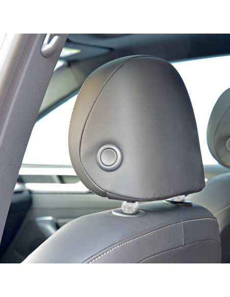 Collares para Reposacabezas de Coche BELOMI - Pack de 4 Brillantes