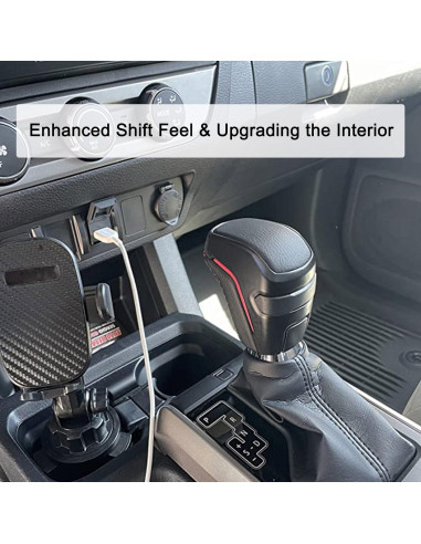 Perilla de Cambio Automático Qnbes PTR57-35170 para Toyota Tacoma 2016-2021 - Negro