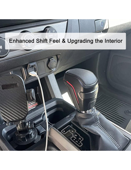 Perilla de Cambio Automático Qnbes PTR57-35170 para Toyota Tacoma 2016-2021 - Negro