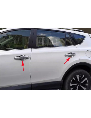 Cubierta de manija de puerta Toyota RAV4 2013-2018 8PCS