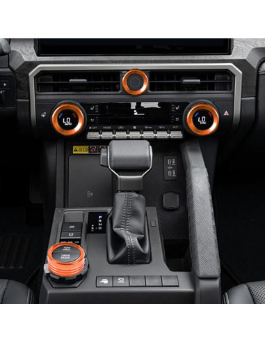 Cubierta de Control de Audio Toyota Tacoma 2024-2025 Naranja