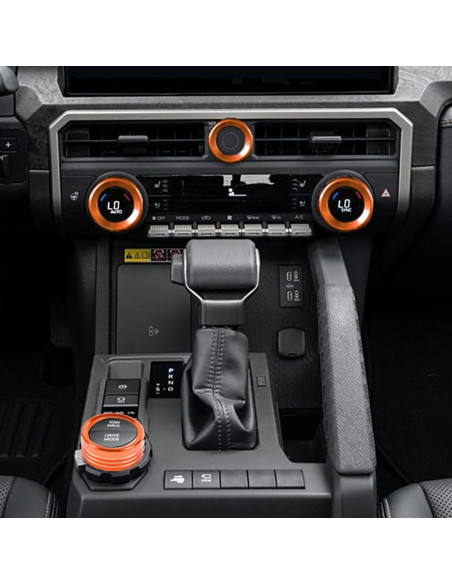 Cubierta de Control de Audio Toyota Tacoma 2024-2025 Naranja