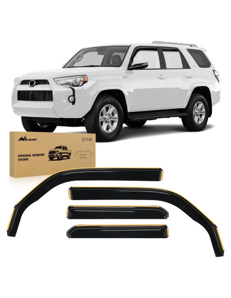 Protectores de Lluvia Nilight para Toyota 4Runner 2010-2024