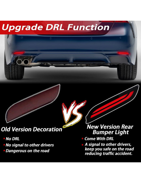 Luces Traseras LED Ahumadas BINQIGOO para Toyota Camry 2018-2023