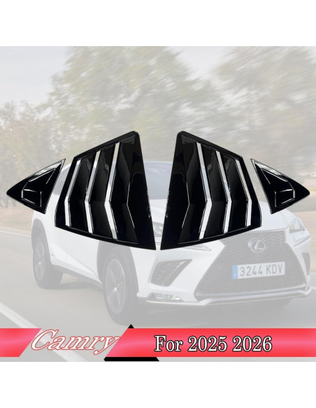 Louvers Ventanas Laterales MUXEE para Toyota Camry 2025-2026