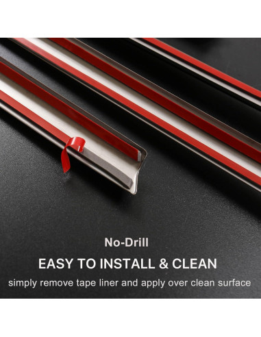 Cubiertas de Moldura de Ventana Toyota RAV4 2019-2025 Acero Inox