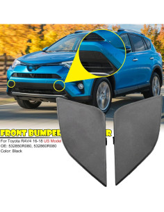 Cubierta Ojo Gancho Remolque Toyota RAV4 2016-2018 2PCS 2