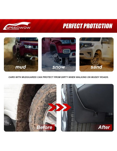 Guardas de Barro SPEEDWOW para Toyota RAV-4 2019-2022