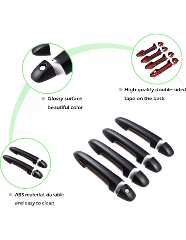 Cubierta de Mango de Puerta Toyota Tacoma 2015-2022 LLKUANG