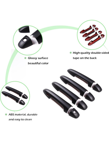 Cubierta de Mango de Puerta Toyota Tacoma 2015-2022 LLKUANG