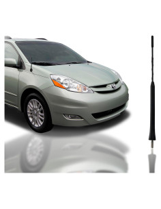 Mástil de Antena Toyota Sienna 2004-2015 Negra 23 cm