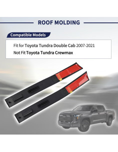 Moldura Techo Trasera Toyota Tundra Doble Cabina 2007-2021 2