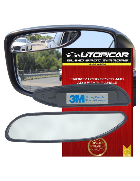 Espejo Convexo Utopicar para Punto Ciego Auto - Ajustable