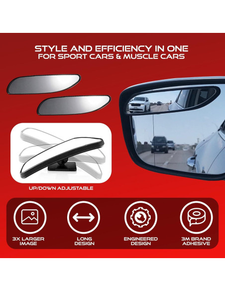 Espejo Convexo Utopicar para Punto Ciego Auto - Ajustable