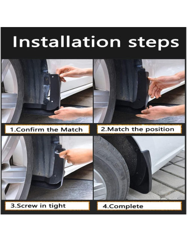 Kit de Guardabarros QKUDNGHY para Toyota Corolla Sedan 2020-2025