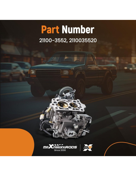 Carburador 2 Barriles maXpeedingrods para Toyota 22R 21100-35520