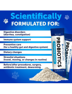 Polvo Probiotico para Perros Artullano 30 Palitos 59g Salud Digestiva 2
