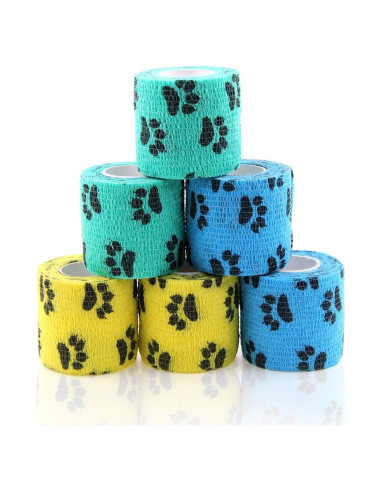 Vendaje Cohesivo Autoadhesivo AUPCON 5.08 cm para Mascotas