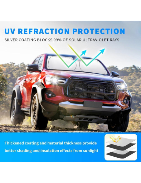 Protector Solar Parabrisas Toyota Hilux 2015-2023 Akarin