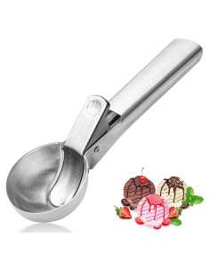 Cuchara de Helado Premium Tuneijue Acero Inoxidable 16.8 cm