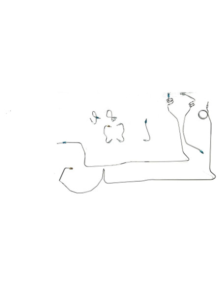 Kit de Líneas de Freno Delantero Toyota 2WD 89-95 Acero Inox