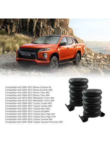 Resortes de Ayuda de Aire Traseros OURWILLSM SSR-610-47 2Pcs