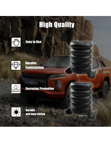 Resortes de Ayuda de Aire Traseros OURWILLSM SSR-610-47 2Pcs