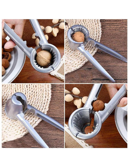Abre Nueces Oujilet de Metal 17 cm - Cracker para Nueces y Mariscos
