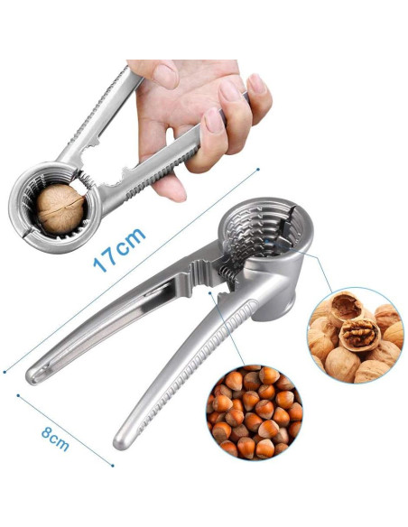 Abre Nueces Oujilet de Metal 17 cm - Cracker para Nueces y Mariscos