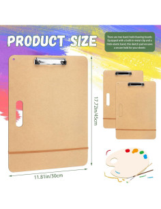 Tablero de Dibujo Portátil TKOnline 43.2x33 cm con Clip 2