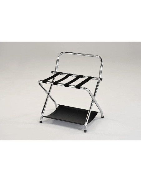 Soporte Plegable para Equipaje Kings Brand Venet - Metal Negro