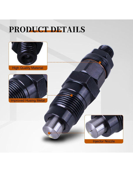 Inyector de Combustible VeloBoost 23600-59105 para Toyota 3L