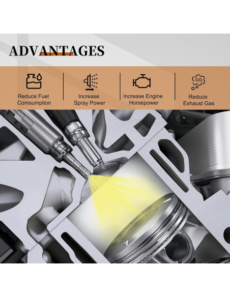 Inyector de Combustible VeloBoost 23600-59105 para Toyota 3L