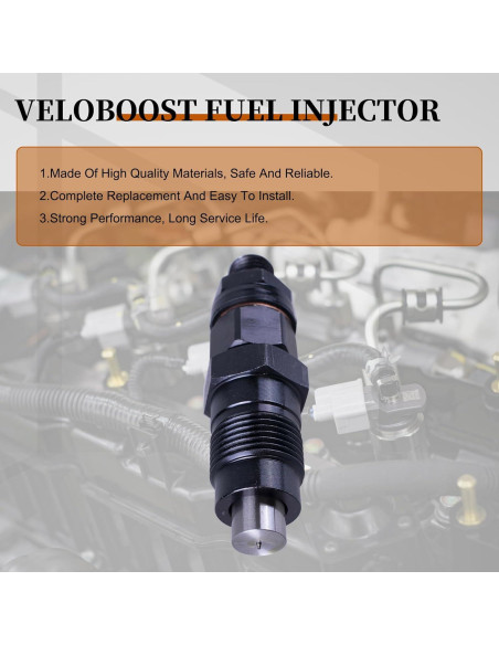 Inyector de Combustible VeloBoost 23600-59105 para Toyota 3L
