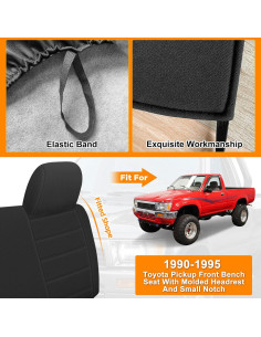 Funda Asiento Banco Frontal Kistrba Toyota Pickup 1990-1995 2