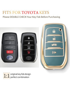 Funda de Llavero OFFCURVE para Toyota 2019-2023 Azul 2