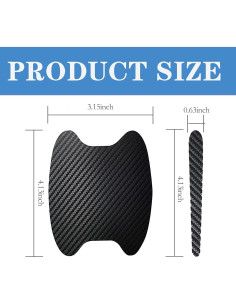 Calcomanías de Protección para Manija de Puerta Damwot 8 Piezas 2