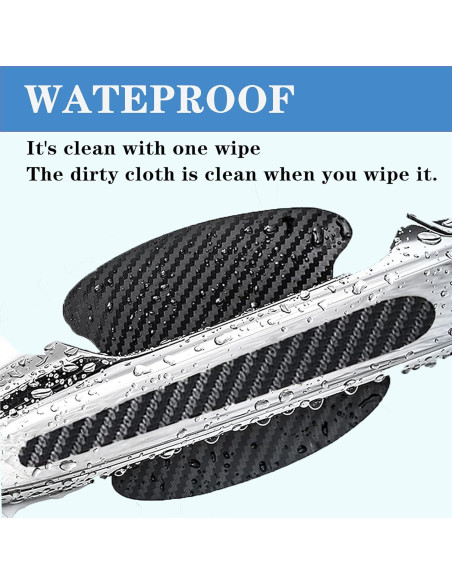 Calcomanías de Protección para Manija de Puerta Damwot 8 Piezas