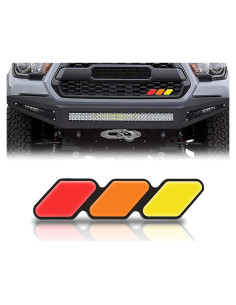 Emblema de Parrilla Tricolor Sodcay para Tacoma 4Runner