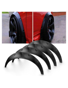 Guardabarros Universales BLACKHORSE-RACING 4 Pcs PU 82-89cm