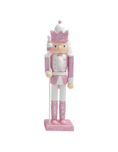 Adorno Cascanueces Rey Soldado 30cm LULU Deer Rosa