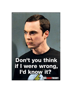 Imán para Refrigerador Ata-Boy Gran Teoría del Big Bang 6.35x8.89 cm