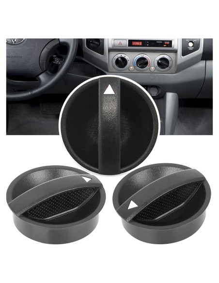 Paquete de 3 perillas de control HVAC Toyota Tacoma 2005-2011