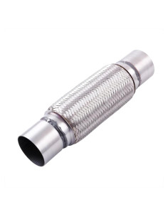 Tubería de Escape Flexible JOIUYOLJ 2.5''x12'' Acero Inoxidable