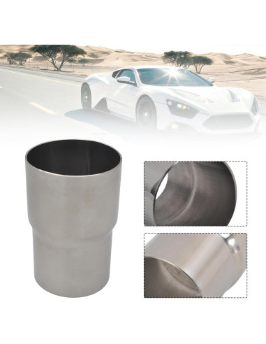 Adaptador Reductor Tubería Escape SSN Acero Inoxidable 10 cm