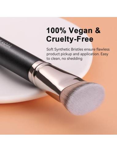 Brocha de Contorno TEOYALL, Cerdas Sintéticas Suaves 18cm