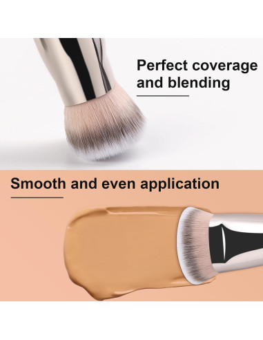 Brocha de Contorno TEOYALL, Cerdas Sintéticas Suaves 18cm