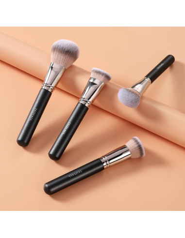 Brocha de Contorno TEOYALL, Cerdas Sintéticas Suaves 18cm