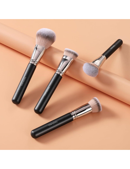 Brocha de Contorno TEOYALL, Cerdas Sintéticas Suaves 18cm